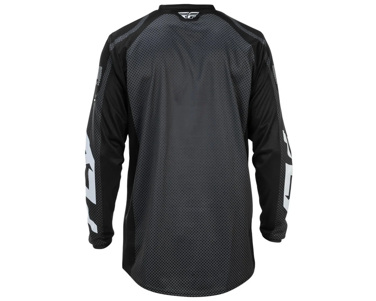 Fly Racing F-16 Jersey (Black/White) (S) - view 2